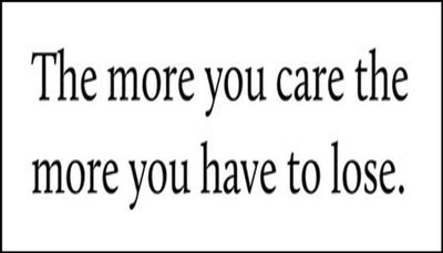note to self - the more your care.jpg