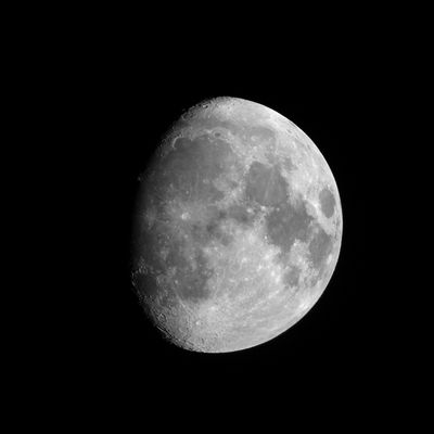 Waxing gibbous moon