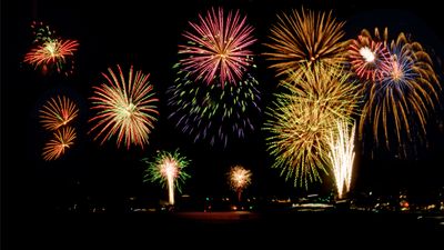 Fireworks montage, Campbell River