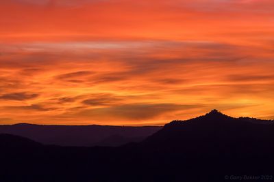 Sierra de Andújar sunset