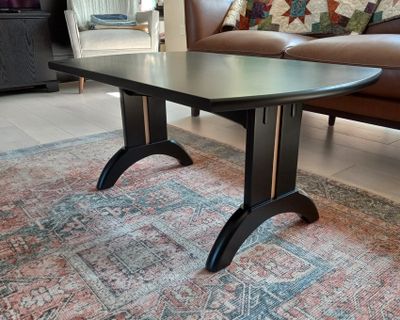 Coffee Table; Maple, Lacquered