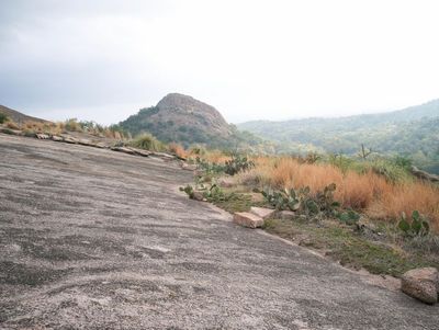 View from Enchanted Rock of the Climber's Hill