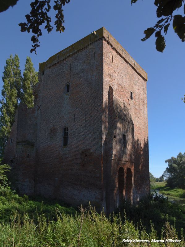Deventer - Zutphen: Toren van kasteel Nijenbeek