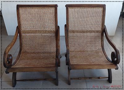 Gracias a Antonio por sus 2 sillones con mimbre!
