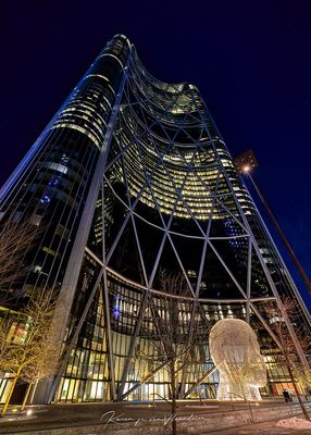 Karen vanVlaanderen 006 Downtown Calgary at Night