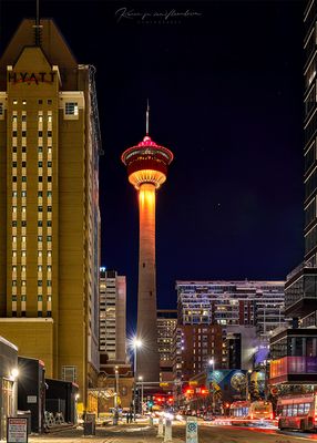 Karen vanVlaanderen 007 Downtown Calgary at Night