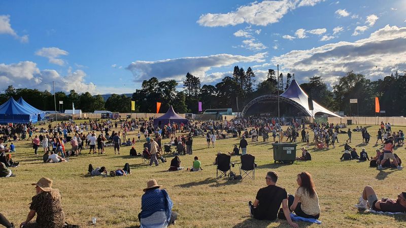 July 22 Belladrum blue skies