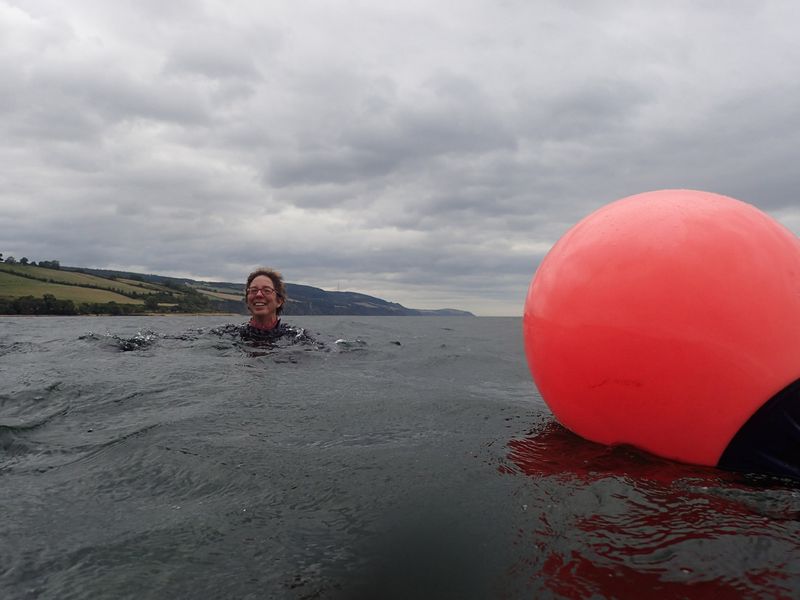 Sep 22 Swimming at Rosemarkie nearby