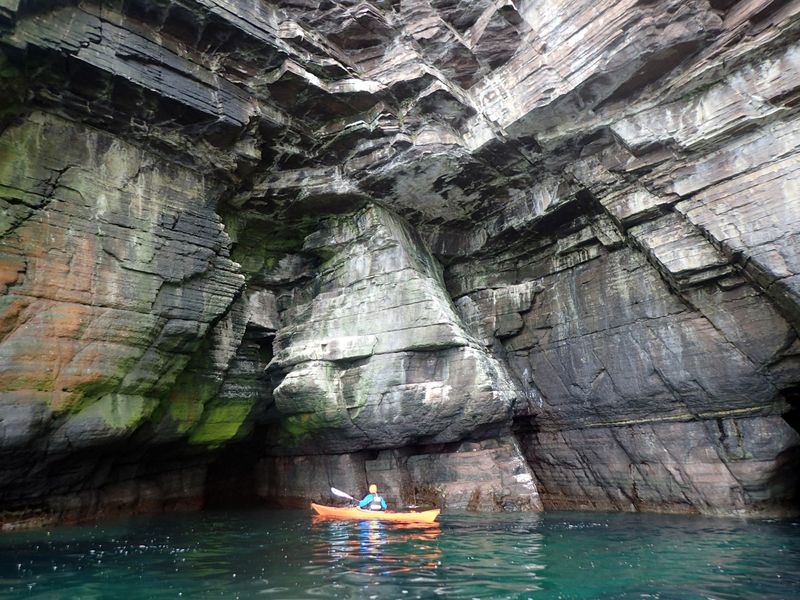 Sep 22 Dunbeath sea kayak