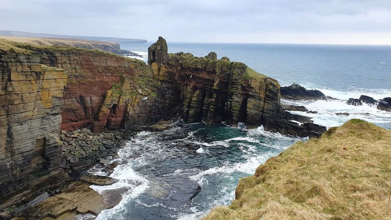 Apr 23 John O Groats Trail- Bucholly Castle remains