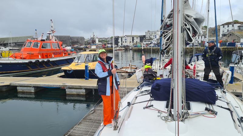 May 23 We went on a 6 day sailing crew course from Falmouth