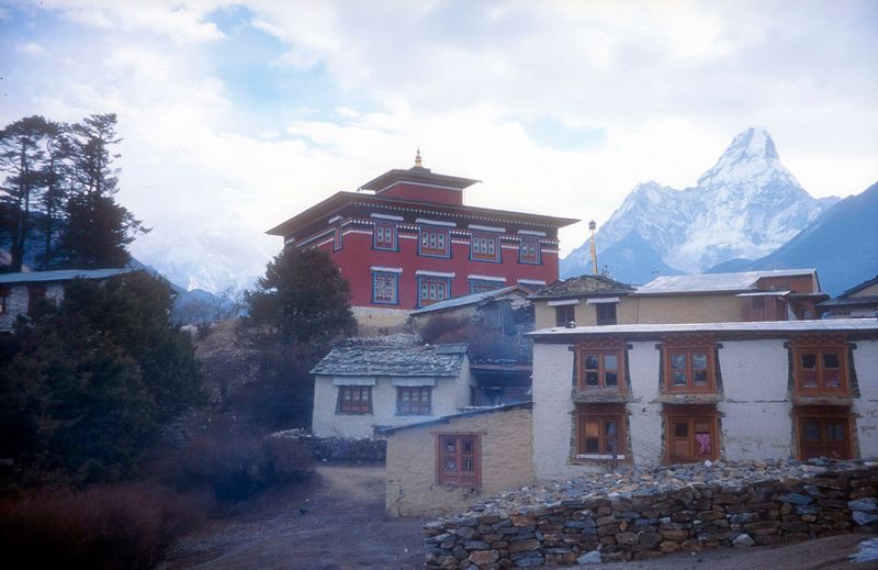 Tengboche monastry on our return down the valley
