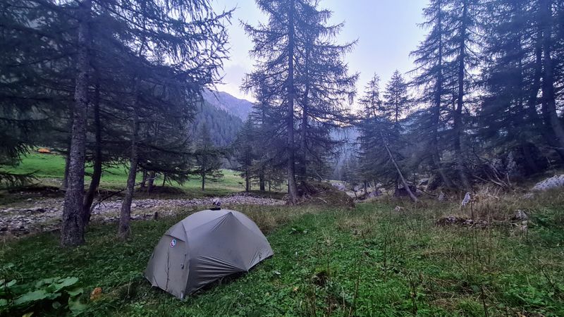 August 2023 Dolomites Alta Via 2 Trail - Near Malga Ciapela
