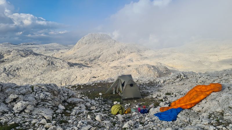 August 2023 Dolomites Alta Via 2 Trail - Near Passo Pradidali