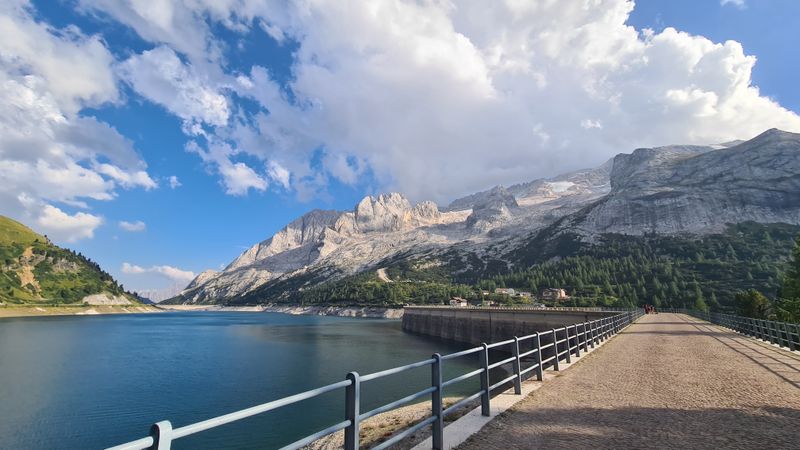 Resrvoir below Marmolada