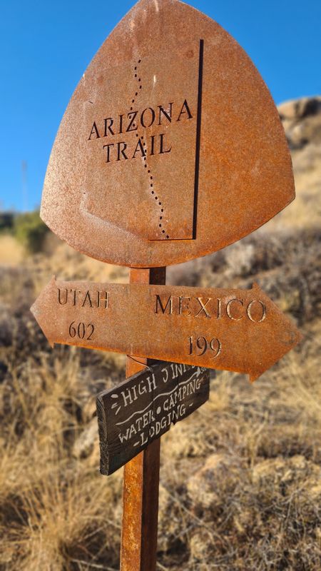 Signage was pretty much always good, this one helpfully showed 200 miles to Mexico