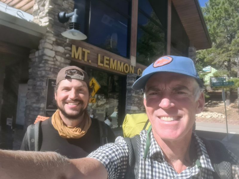 I met Survivorman again at Mt Lemmon, Summerhaven..