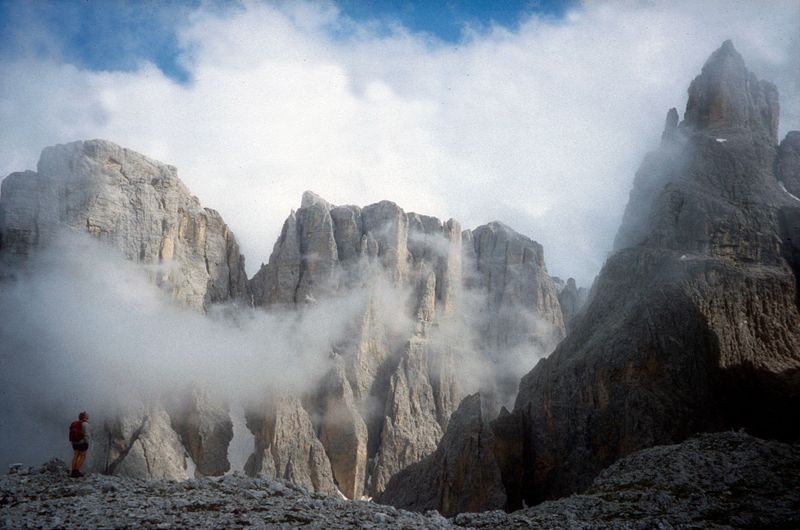 Dolomites Sella Val di Mezdi Martina