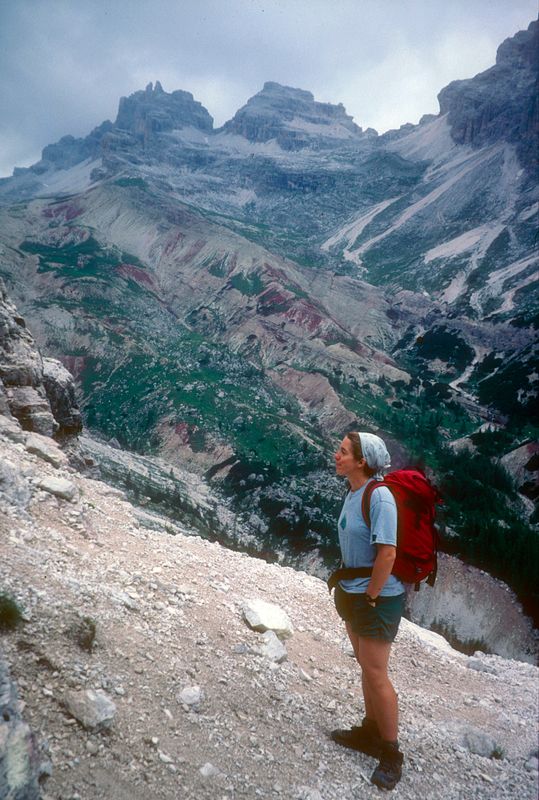 200107 195 Dolomites Tofana via ferrata Martina