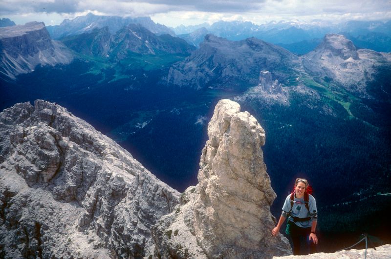 Dolomites Tofana via ferrata Martina