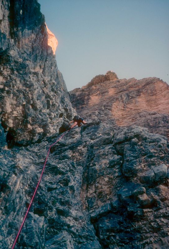 Dolomites Tofana south arete Martina climbing