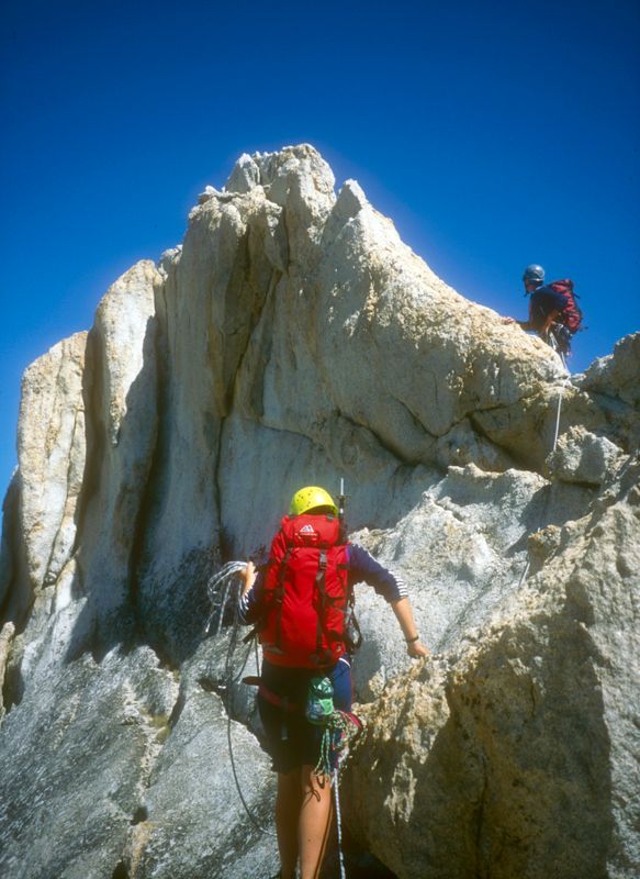 Tuolumne Mathes Crest climbing Martina Steve
