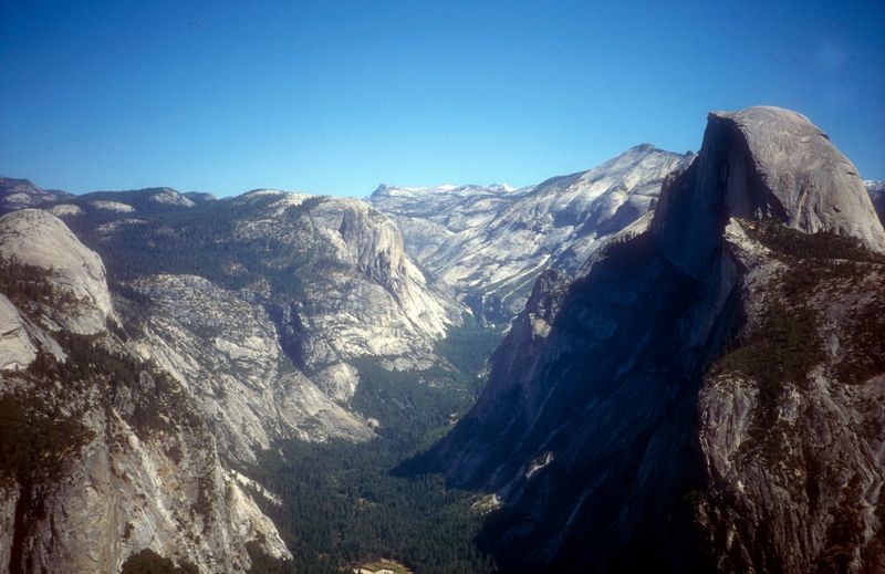 Yosemite and Half Dome on the right