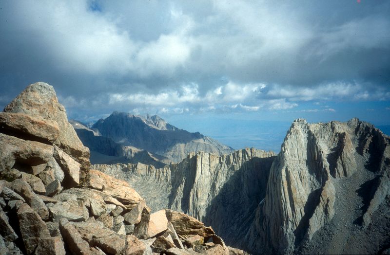 Mt Whitney summit area to Mt Russell