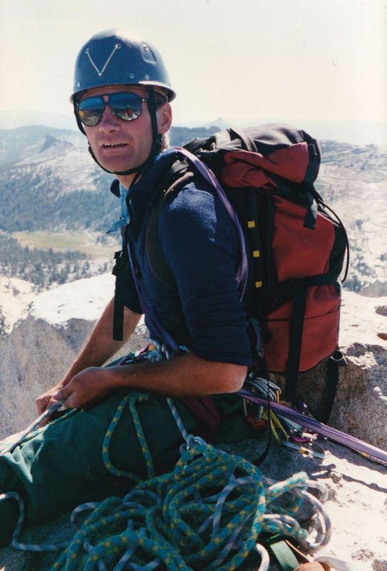 Tuolumne Cathedral Peak summit Steve