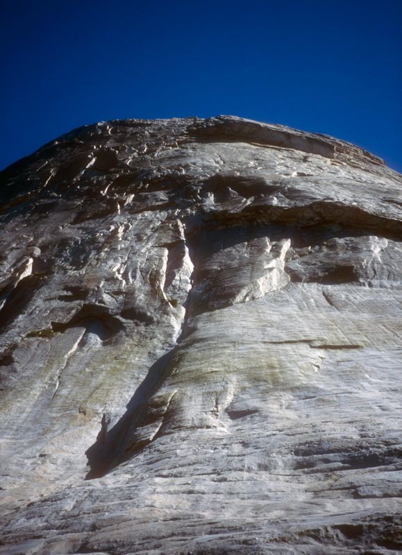 Tuolumne Fairview Dome Regular Route 5 9 climbers just visible