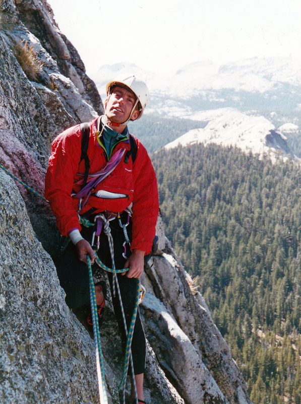 Tuolumne Fairview Dome Regular Route 5 9 Brian on belay
