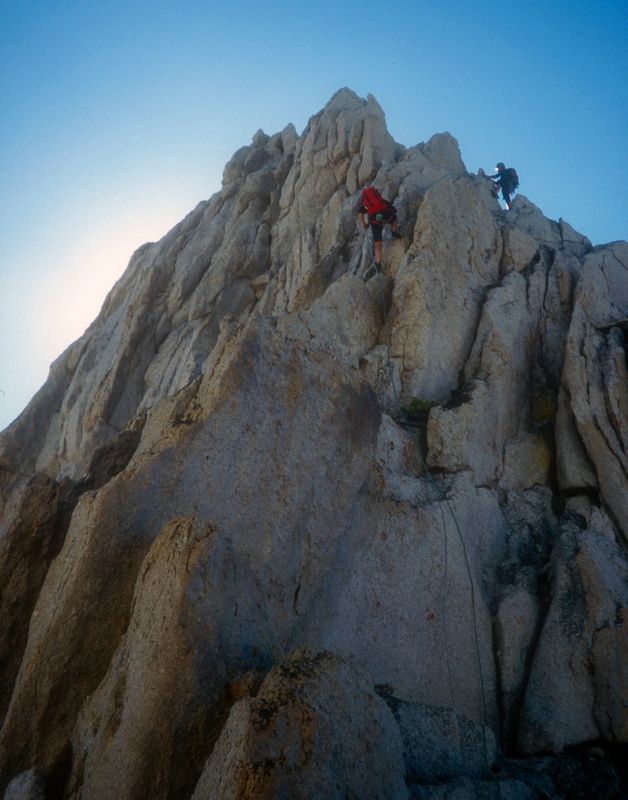 Tuolumne Mathes Crest climbing Martina Steve