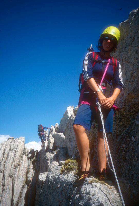 Tuolumne Mathes Crest Martina belaying