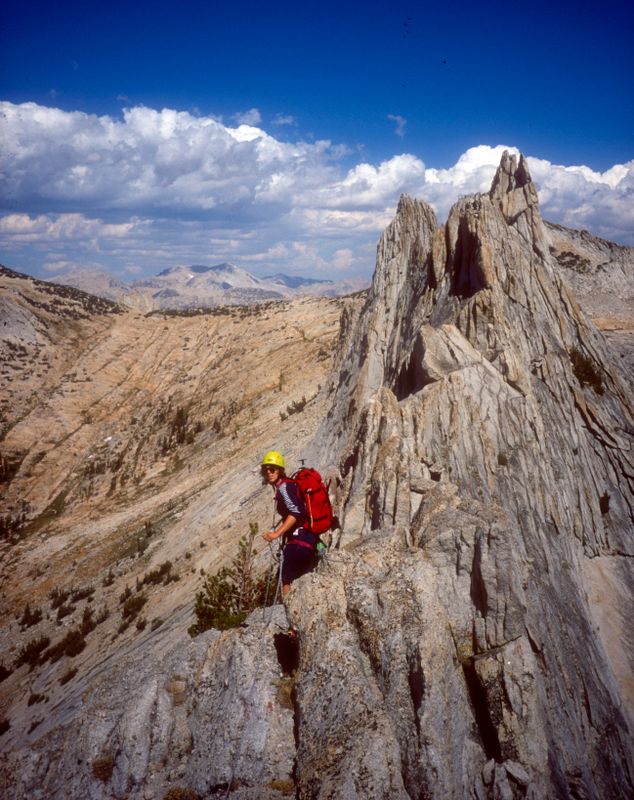 Tuolumne Mathes Crest climbing Martina