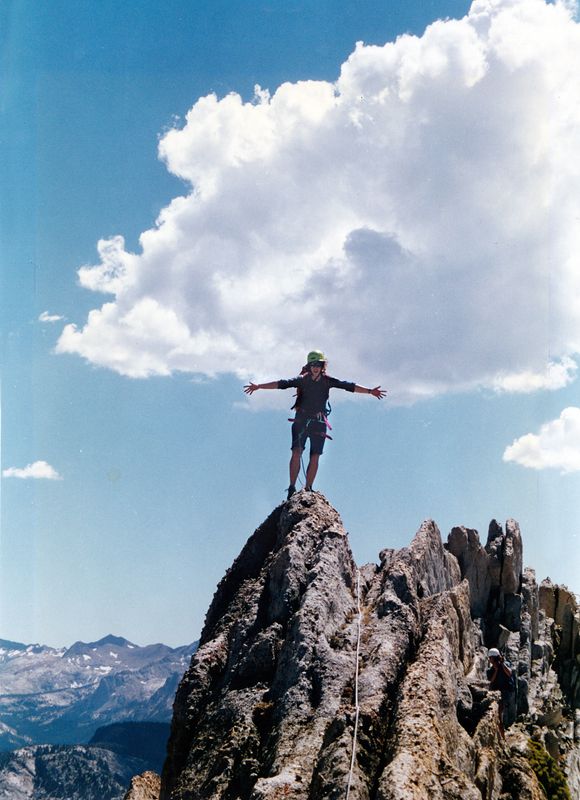 Tuolumne Mathes Crest Martina on the crest!