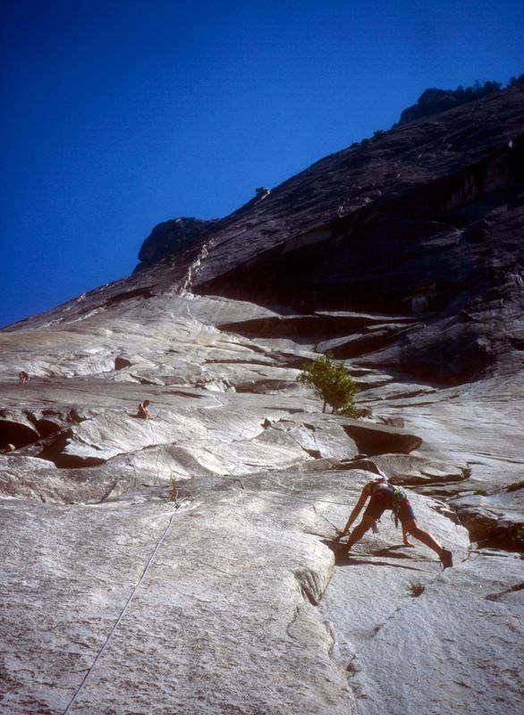 Yosemite Glacier Point Apron Martina climbing