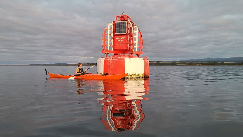 Sep 24 Kayaking to a Fairway Buoy Moray Firth