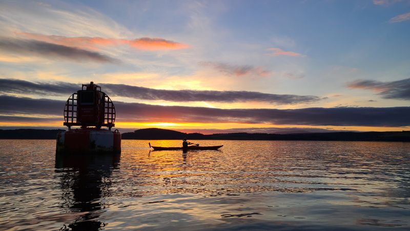 Sep 24 Kayaking to a Fairway Buoy Moray Firth