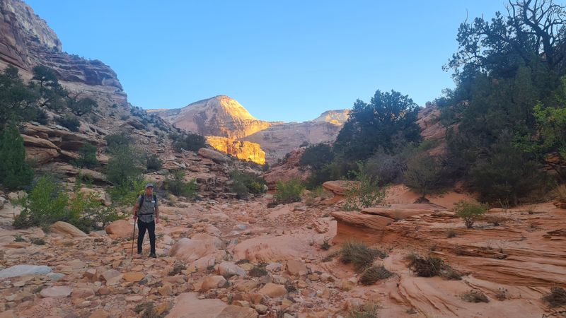 2nd day going up Virgin Springs Canyon