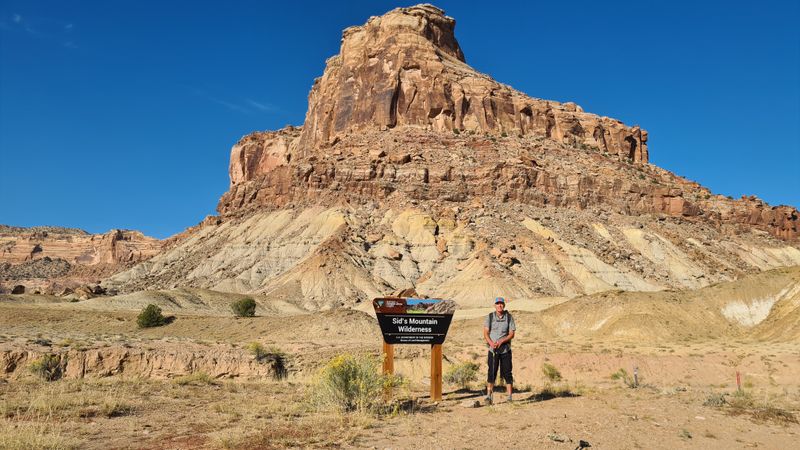 At the trailhead - Sids Mountain Wilderness