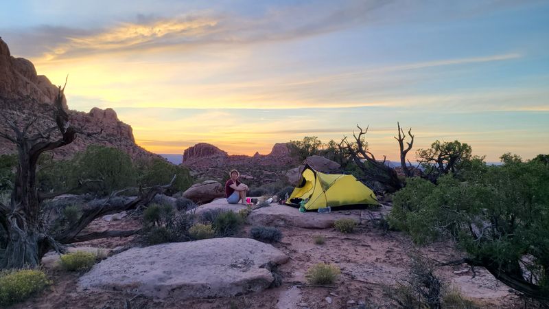 Camp in 'Behind the Rocks'