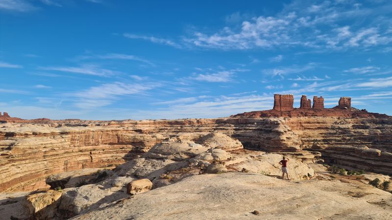 Maze overlook trail to the Chocolate drops