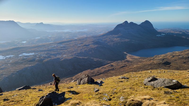 Feb 25 North West Canisp to Suilven, Martina