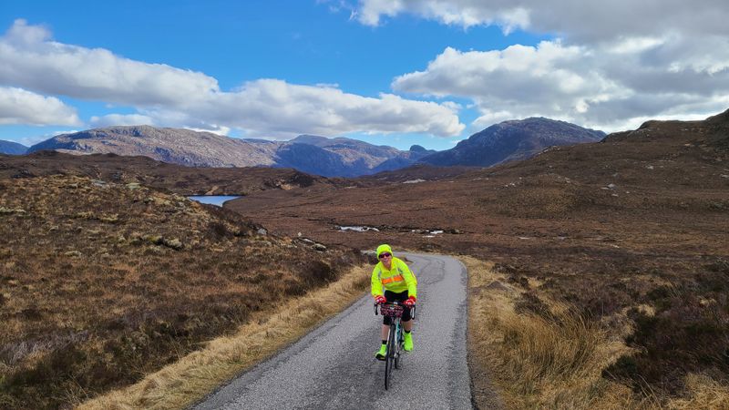 Mar 25 Cycling in north west near Lochinver