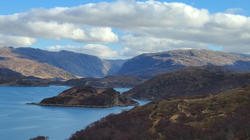 Mar 25 Cycling in north west near Lochinver