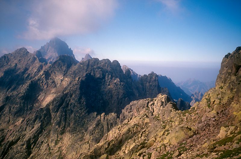 Corsica GR20 Day 11 From Cirque de Solitude rim