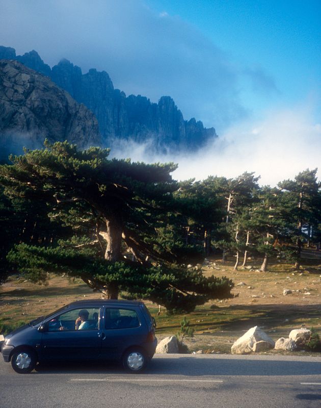 Corsica Day 16 Bavella sports climbing crag Twingo rental car Martina