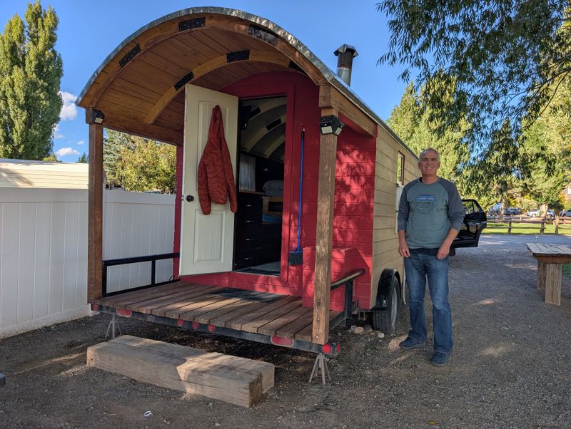 Glamping it up in Torrey with a cabin!