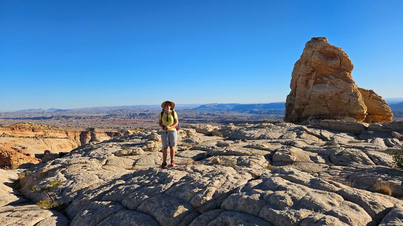 Our high point at small yellow rock tower