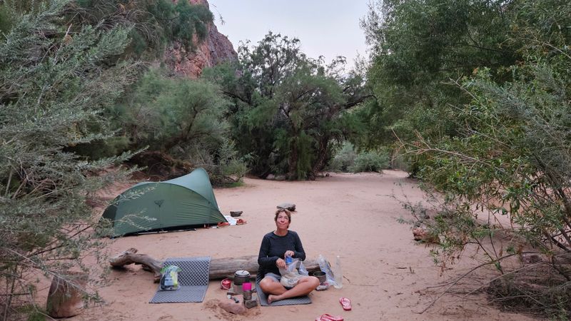 Oct 25 Camp at Monument and Granite Rapids